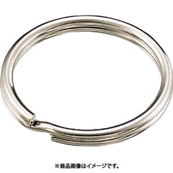 二重リンク 鉄ニッケルメッキ 内径25mm （204-8727） 10個入 B-1619