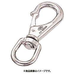 B-1847 [ステンレス スイベルスナップ 線径2.5mm 長さ37mm （205-1857） 1個]