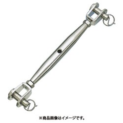B-1851 [ステンレス パイプターンバックルJ＆J 捻子径3分 （204-5589） 1個]