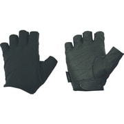 シンセティックレザーグローブ 5フィンガーレス ブラック M