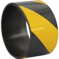 反射マグネットシート 50mmX1M イエローブラック