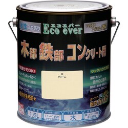 水性エコエバー 1.6L クリーム