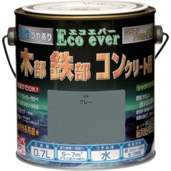 水性エコエバー 0.7L グレー
