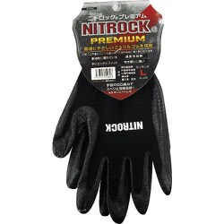 背抜き手袋 ニトロックプレミアム N-3550 13ブラック L