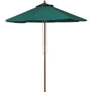 木製パラソル 直径270cm グリーン 59761