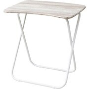 山善 折りたたみデスク アイボリー 21558