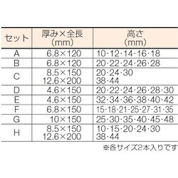 ヨドバシ.com - フジツール FUJITOOL フジ 精密スチールパラレル 厚6.8 高10～18 長120mm 5組セット 通販【全品無料配達】