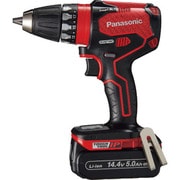 パナソニックデュアル 14.4V5.0Ah 充電式ドリルドライバー 赤