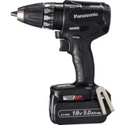 パナソニックデュアル 18V5.0Ah 充電式ドリルドライバー 黒