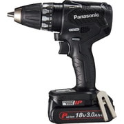 パナソニックデュアル 18V3.0Ah 充電式ドリルドライバー 黒