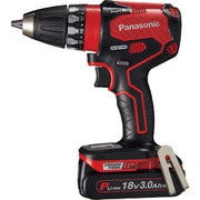 パナソニックデュアル 18V3.0Ah 充電式ドリルドライバー 赤
