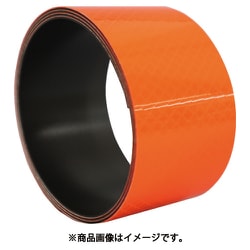 プリズム反射マグネットシート 50mmX1M 蛍光オレンジ