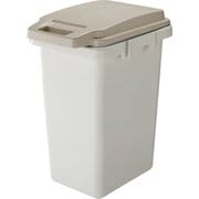 TRUSCO 連結ワンハンドパッキンペール 70L ベージュ
