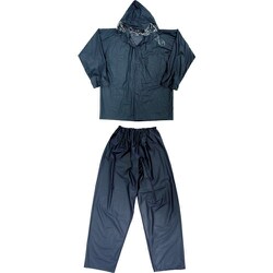 TRUSCO レインスーツ 4Lサイズ ネイビー