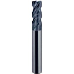 WM不等分割ラジアスエンドミル 4x11x57mm AlTiN