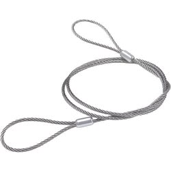 ステンレスカットワイヤー アルミカシメ 3.0X520mm （1本=1PK）