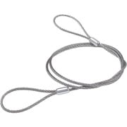 ステンレスカットワイヤー アルミカシメ 3.0X520mm (1本=1PK)