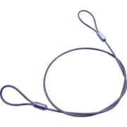 ステンレスカットワイヤー アルミカシメ 透明PVCコーティング 0.81(1.2)X300mm (1本=1PK)