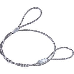 ステンレスカットワイヤー アルミカシメ 0.81X600mm （1本=1PK）