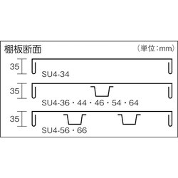 ヨドバシ.com - トラスコ中山 TRUSCO SUS430製軽量棚用棚板 1200X450