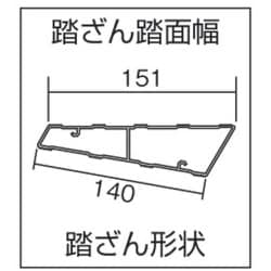 ヨドバシ.com - ピカコーポレイション PiCa 両面使用型階段はしごSWJ型