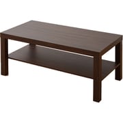 ローテーブル 収納付き 90×45 ウォルナット Q5786