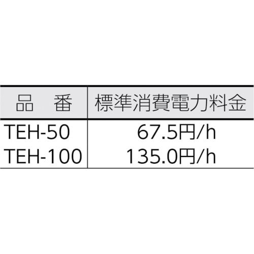 ナカトミ NAKATOMI ナカトミ 電気ファンヒーター TEH-50 - 季節・空調