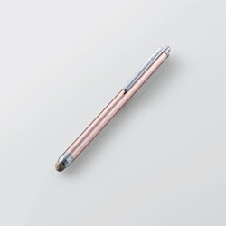 P-TPS03PN [スマートフォン・タブレット用タッチペン 導電繊維タイプ ピンク]