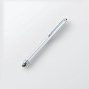 P-TPS03SV [スマートフォン・タブレット用タッチペン 導電繊維タイプ シルバー]