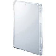 iPad 10.2インチ 2021年モデル/2020年モデル/2019年モデル 用 クリアカバー Apple Pencil 収納ポケット付 PDA-IPAD1618CL
