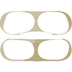 MOTOMO Airpods Pro 用 ダストガード メタリックアルミニウムメッキ 14K ゴールド