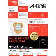 ラベルシール(プリンタ兼用) ハイグレード A4 24面 角丸正方形 100シート 76624