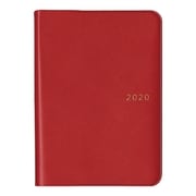 MILLダイアリー 2020年4月始まり A6 Horiz. Left Mature レッド E9494
