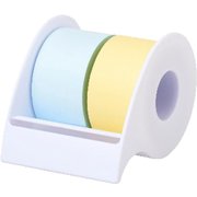 ポスト・イット 全面粘着ロール ディスペンサー付 25mm×10m イエロー&ブルー PTR-25YB