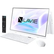 LAVIE Home All-in-one 23.8型/Celeron 5205U/メモリ 8GB/1TB(HDD)/Windows 10 Home 64bit/Microsoft Office Personal 2019/ホワイト PC-HA370RAW
