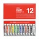 透明水彩絵具 12色セット W401