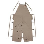 AX1203 [防炎胸付前掛 ローハイドFグレー]