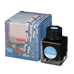 TACCIA（タッチア） 万年筆用インク染料 浮世絵シリーズ 40ml 広重 浅縹 TFPI-WD42-9