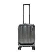 スーツケース 60500 INTER CITY フロントオープン48c TSAロック装備 35L ブラックヘアライン