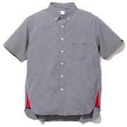 M's ソロテックギンガムSSシャツ 5001-03101 02 Lサイズ [アウトドア シャツ メンズ]