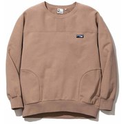 SWEAT CREW 5002-01204 BEIGE Sサイズ [アウトドア スウェット ユニセックス]