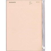手帳 A5 G-M 2020年5月始まり SLIDE BEIGE COT-46986