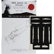 72026 A6M3 m.22 零戦22型用 ハセガワ用 [1/72スケール 動翼部マスキングシート]