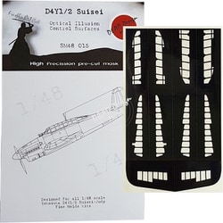 48015 D4Y1/2 彗星 用 ファインモールド用 [1/48スケール 動翼部マスキングシート]