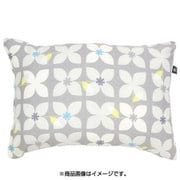 HP61004-05 [枕カバー フラワープリント 綿混素材 グレイ 43×63cm]
