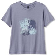 グラフィッククルーティー GRAPHIC CREW TEE DC70116 （TW）トワイライトグレー Lサイズ [アウトドア カットソー レディース]