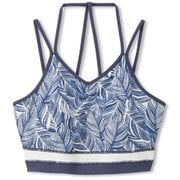 ウォーターレックプリントミドルトップ WATER REC PRINT MIDDLE TOP DC10119P （LN）ライトネイビー Lサイズ [ヨガウェア]