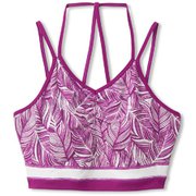 ウォーターレックプリントミドルトップ WATER REC PRINT MIDDLE TOP DC10119P （PM）プラム Lサイズ [スポーツブラ]