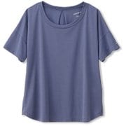 ドライミックスエアーティー DRYMIX AIR TEE DC50132 （LN）ライトネイビー Lサイズ [フィットネス レディース]