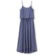 ドライミックスエアーロングドレス DRYMIX AIR LONG DRESS DC50133 （LN）ライトネイビー Mサイズ [フィットネス レディース]